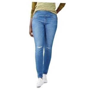 NWT Sonoma Destructed Ripped Jeans High Rise Jeggings Comfort Waistband size 8